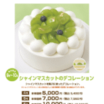 【カタログ・チラシ】季節限定デコレーションケーキ |トゥール・モンド・シュシュ