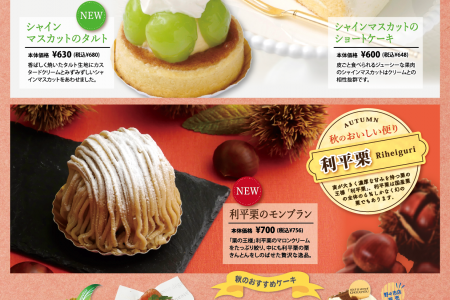 【カタログ・チラシ】MTシュシュ通信vol.5★秋のおすすめスイーツ